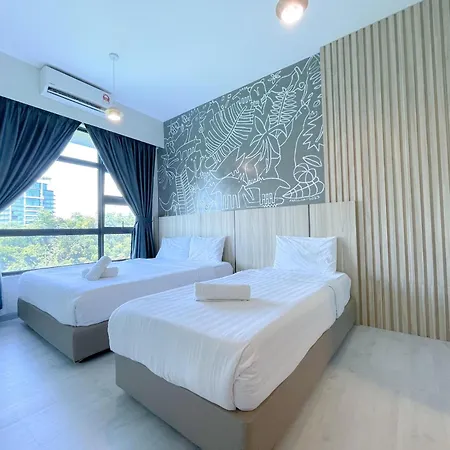 Blue Summer At Jesslton Quay 亚庇忆廊 Seaview Kota Kinabalu Exterior photo