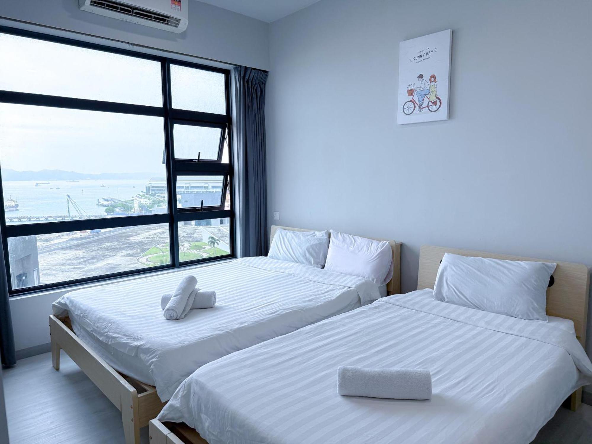 Apartment Blue Summer At Jesslton Quay 亚庇忆廊 Seaview Kota Kinabalu