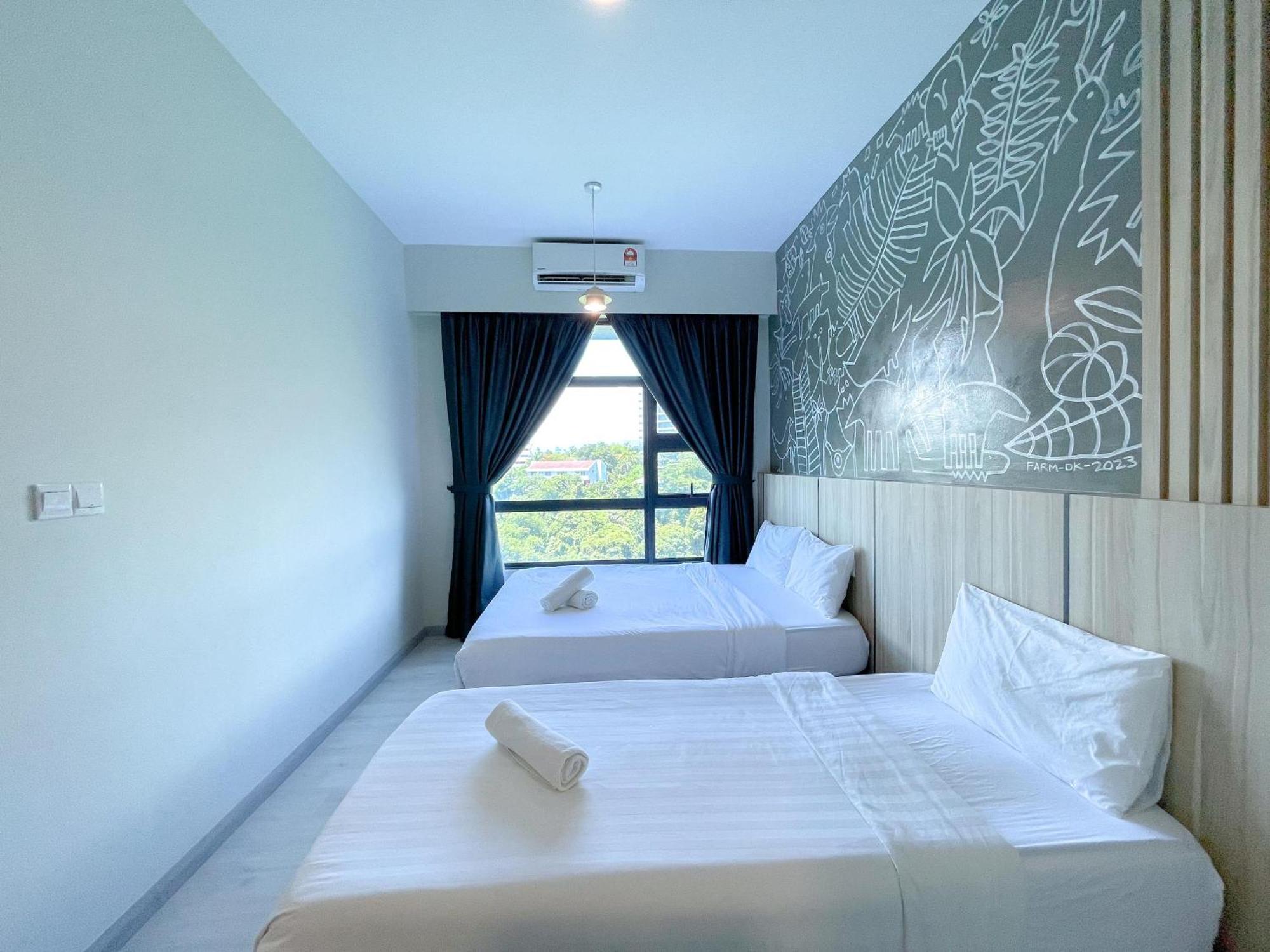 Blue Summer At Jesslton Quay 亚庇忆廊 Seaview Apartment