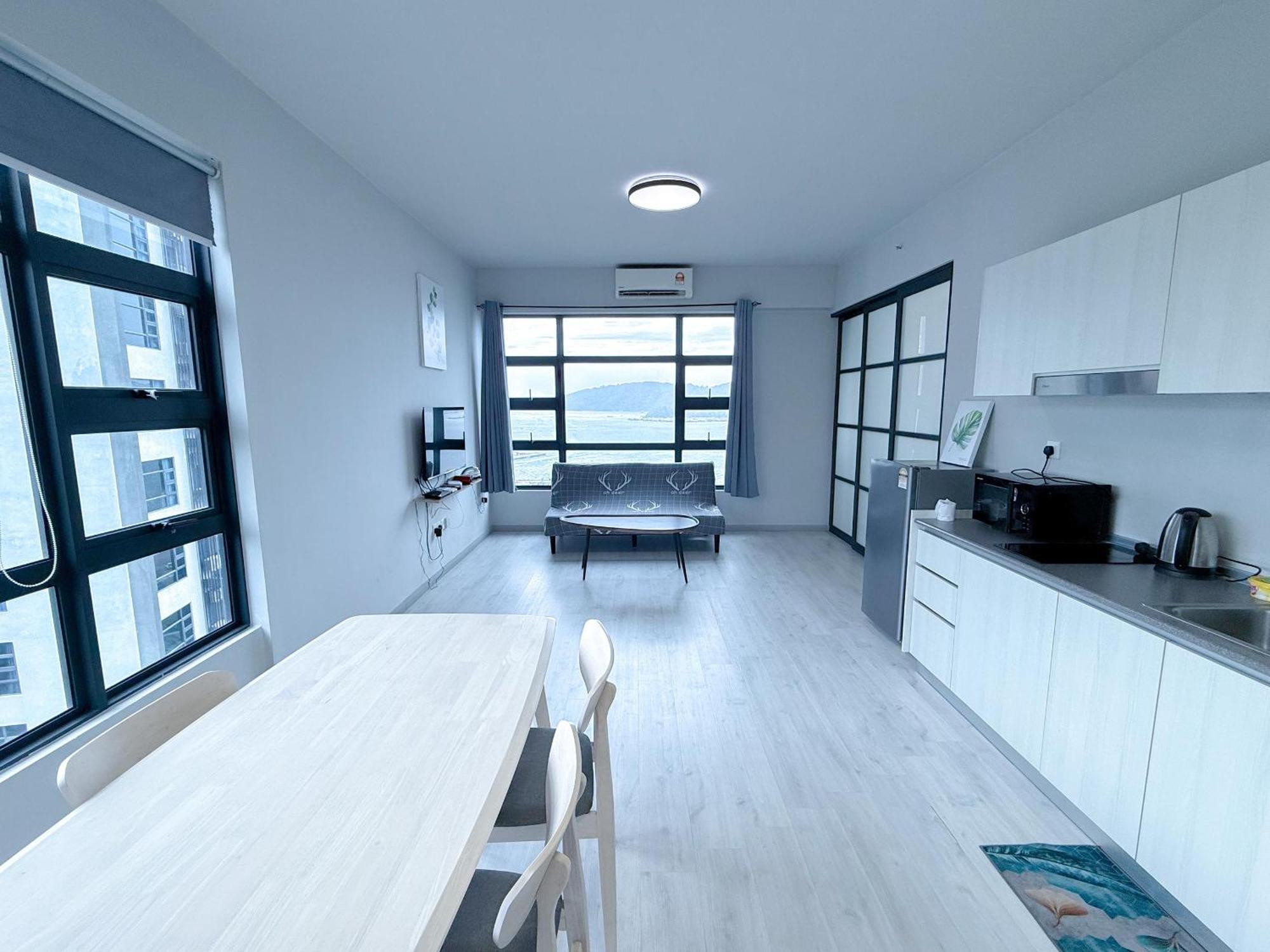 Apartment Blue Summer At Jesslton Quay 亚庇忆廊 Seaview Kota Kinabalu
